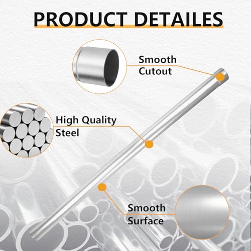 LCGP 2.5" Custom Mandrel Straight Exhaust Pipe, 35" Long, Made of Mild Steel Fit 2.5 Inch Exhaust System - size: 2.5 Inch, style: 35" Long