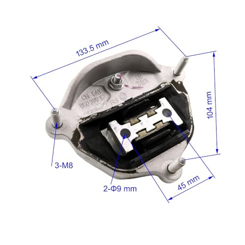 3PC Engine Motor & Transmission Mount Kit Compatible with 2010-2018 for Audi A5 A4 allroad Quattro 2.0L/ Q5 2.0L 3.0L / RS5 4.2L / SQ5 3.0L / Porsche 2.0L Replace A6991HY A4922 - size: 2010-2018 RS5, Q5, A4 A5 Quattro, Allroad, SQ5