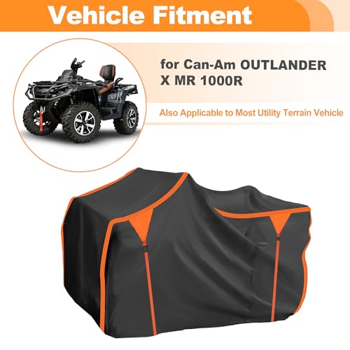 210D-PU Waterproof ATV Cover for Can-Am OUTLANDER X MR 1000R - size: for Can-Am OUTLANDER X MR 1000R