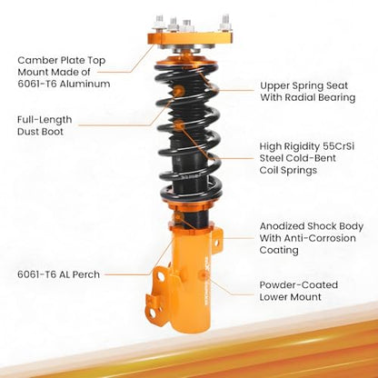 maXpeedingrods Coilover for Honda Civic 2012-2015 FG3 FB2 Excluding Si