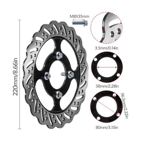 TDPRO 16" Rear Wheel 90/100-16 Tire Rim & 45T Sprocket & Brake Disc for 150cc 140cc 200cc Dirt Bike - size: 90/100-16
