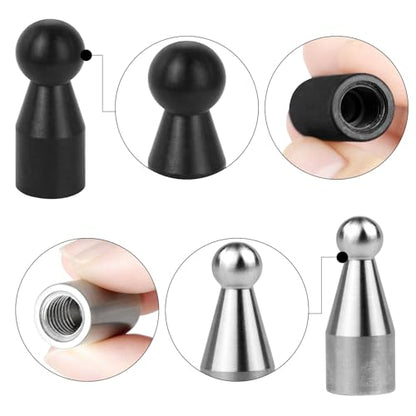 LadyRosian Car Body Dent Repair Tools Dent Repair Hammer with Knock Down Head Tap 22PCS Rubber Hammer Paintless Dent Removal Kit - color: Tool a