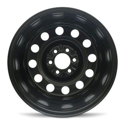 New OEM Replacement Wheel for 2011-2017 Ford Expedition 18x7.5 inch Steel Rim Painted Black Fit 275/65R18 - size: 18x7.5 inch Wheel Black
