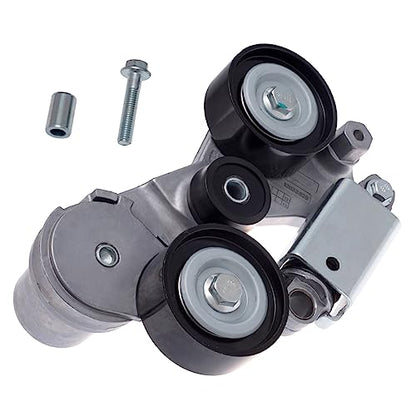12663047 Accessory Drive Belt Tensioner w/Pulley Assembly (For 2.4L Hybrid only) Fit For Chevy 08-10 and 13-14 Malibu [B-uick 12-16 Lacrosse Regal] S-aturn 07-09 Aura Vue (OE# 12655192) - size: W3047