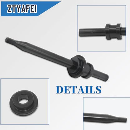 Oil Pump Primer Tool for GM Chevy SBC BBC, Fits 283 305 307 327 350 454 V6 V8 Engines, Compatible with Small & Big Block, Works with 3/8" or 1/2" Chuck Drill (Black) - color: Black