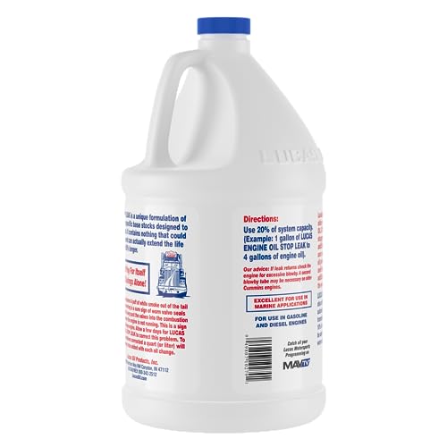 Lucas Oil 10279 Engine Oil Stop Leak - 1 Gallon - size: 1 Gallon (128 Ounces)