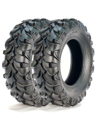 AT22x7-11 ATV Tires ATV＆UTV Trail Sand Off-Road Tires 22x7-11, All Terrain Tires 20mm Tread Depth 22x7x11-6 PR, Tubeless 2PCS - size: DAV122 22x7-11