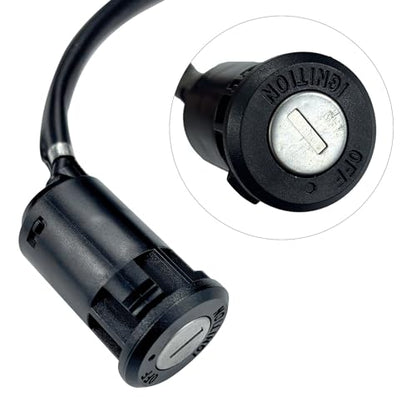 3Pcs 4 Wire Ignition Switch with Key for Tao Tao Coolster 110cc 125cc Chinese ATV Sunl Kazuma Roketa Apollo Coleman Hawk 50cc 70cc 90cc Quad 4 Wheeler Pit Dirt Bike