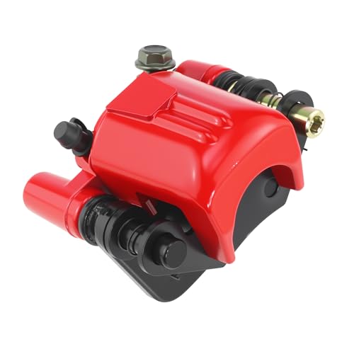 PRO BAT Rear Brake Caliper with Brake Pad - color: Red