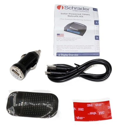 Schrader TPMS Retrofit Kit Designed For Use On Passenger Vehicles and Light Trucks Built Prior to 2008 Without Factory Installed TPMS. Ideal for Off Road Applications and Classic Collector Cars.