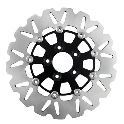 11.8" Rear Floating Brake Rotor Disc Compatible with Harley Sportster Softail Touring Dyna Early Super Glide Motorcycle Brake Disc - size: 11.8" Rear Rotor