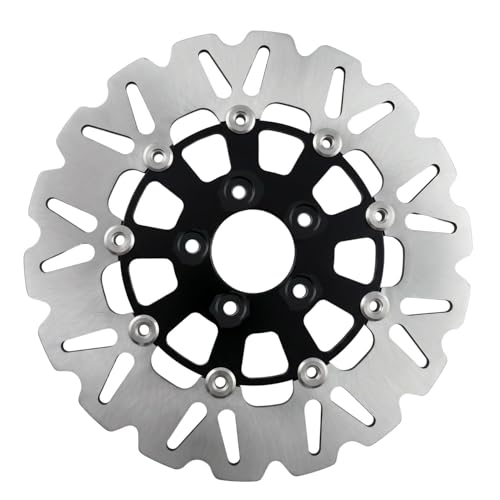 11.8" Rear Floating Brake Rotor Disc Compatible with Harley Sportster Softail Touring Dyna Early Super Glide Motorcycle Brake Disc - size: 11.8" Rear Rotor