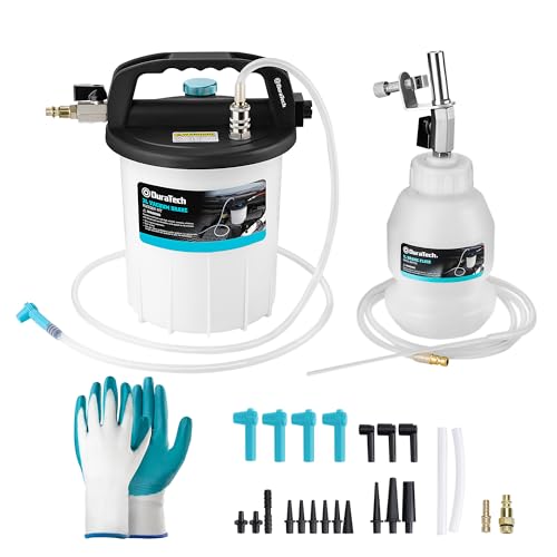 DURATECH 3L Pneumatic Brake Bleeder Kit, Vacuum Pump Tool
