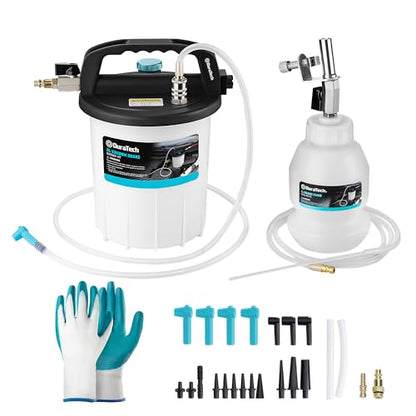 DURATECH 3L Pneumatic Brake Bleeder Kit, Vacuum Pump Tool