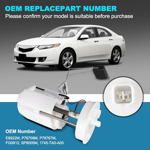 OTO-K Electric Fuel Pump Module Assembly Compatible with Acura, Honda