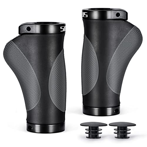 PRUNUS Bike Grips Rubber Ergonomic Antislip Handlebar Grips for MTB Bicycle - color: 292CE