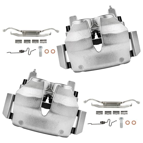cciyu Front Left & Right Disc Brake Calipers With Bracket 18B4829 18B4828 - size: Front[18B4829+18B4828]