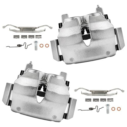 cciyu Front Left & Right Disc Brake Calipers With Bracket 18B4829 18B4828 - size: Front[18B4829+18B4828]
