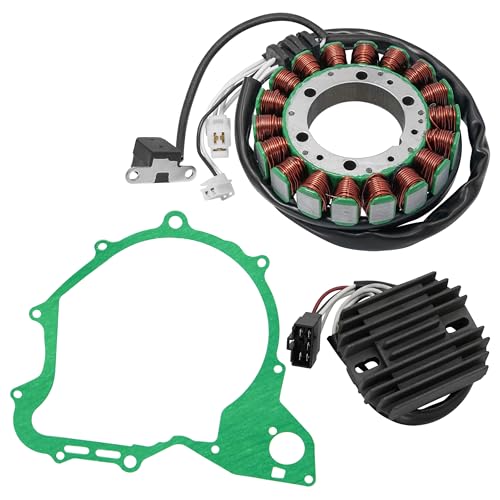 Caltric Stator and Regulator Rectifier with Gasket Compatible With Yamaha V Star 650 Xvs650 Custom 2004-2016