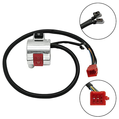 Right Start Stop Kill Control Switch for Honda VTX1800 VTX 1800 C/F/N/R/S/T 2002-2008, OEM# 35130-MCV-N22 35013-MCH-020 35130-MCH-F13