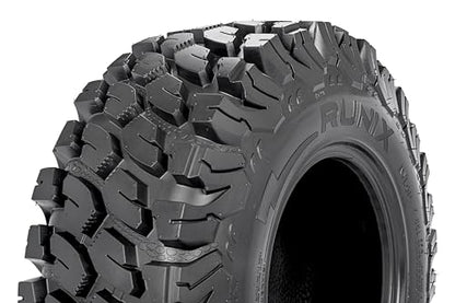 RUNIX ATV UTV Radial Tires, RUNIX TerraVance, 27X9R14 Front, 27X11R14 Rear, Set of 4, SXS, Side by Side, Radial Tire, All Terrain, 6PR, Tubeless, 27X9-14, 27X11-14 - size: 27X9R14 & 27X11R14