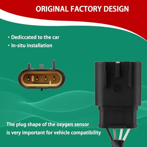 234-4483 O2 Oxygen Sensor Downstream 1PC for Fiat 500 1.4L - size: 234-4483