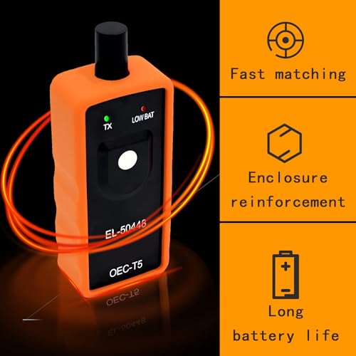 TPMS Relearn Tool for GM Tire Sensor, EL-50448 Auto Tire Pressure Monitor Sensor Activation Reset Tool, OEC T5 System Programming Training for Most GM Series Vehicles, Car Accessories