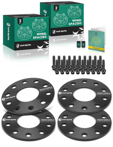 YHTAUTO 5x130 Wheel Spacers 7 mm for Audi, Porsche, Volkswagen - size: 7 MM Thickness, style: 4 PCS