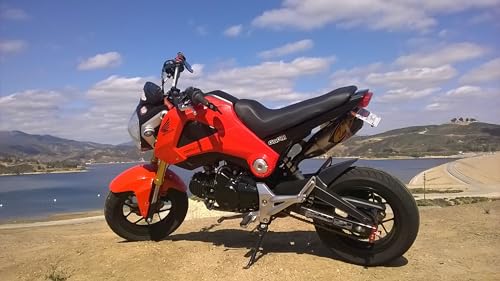 Mokuo Motorcycle Fairing Kits Compatible with Honda Grom MSX 125 2013-2016,Red Color - style: Red