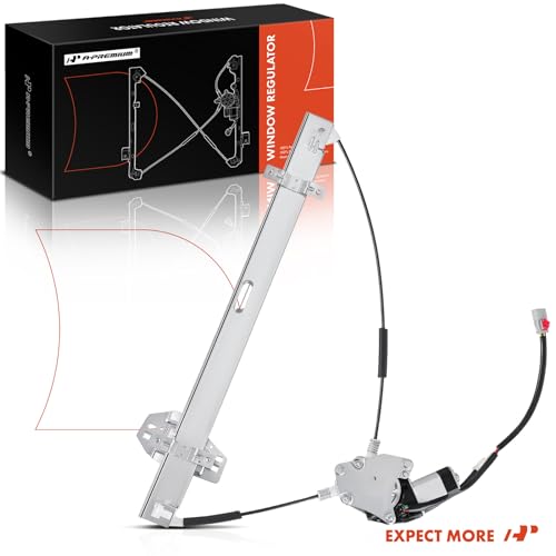 A-Premium Front Driver Side Power Window Regulator with Motor (4-Pin) - size: Front Driver Side