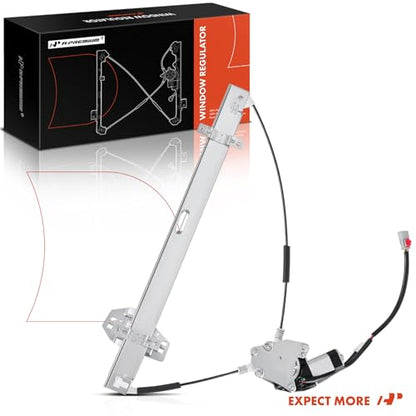 A-Premium Front Driver Side Power Window Regulator with Motor (4-Pin) - size: Front Driver Side