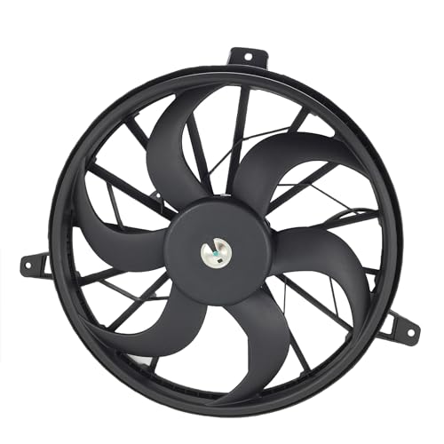 PartsFlow Radiator Cooling Fan Assembly For 1999-2003 Jeep Grand Cherokee For 2002-2003 Jeep Liberty 620-010 - color: For Jeep