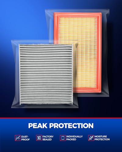 KAX CA4309 CF10377 Engine & Cabin Air Filter for Subaru, Saab