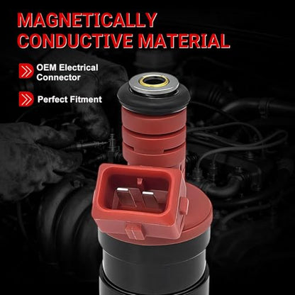 Fuel Injectors Compatible with Ford Ranger Mazda B2300 2.3L I4 - size: FJ229
