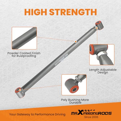 maXpeedingrods Parallel 4 Link Kit W/Panhard Bar, Universal Suspension Links For Trucks Classic Cars Rat Rods Hot Rods, Silver Gray - color: Silver Gray