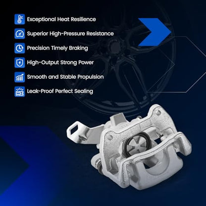 Rear Brake Caliper Assembly for Mini Cooper 2007-2015 1.6L L4 GAS - size: Rear [19B3318 & 19B3319]
