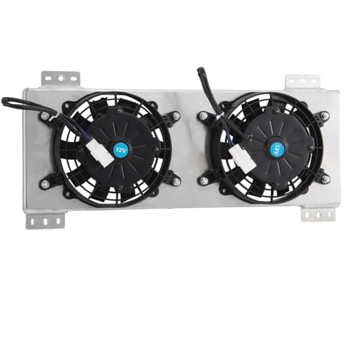 Aluminum Shroud W/ 120W Fan For Tru-Cool 40,000 40k GVW Transmission Oil Cooler Automotive Replacement Shroud Fan