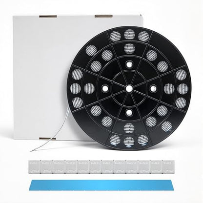 Wheel Weights 1/4oz Gray Adhesive Stick on Roll, 850PCS Galvanized Steel - size: 1/4OZ-850PCS -Gray