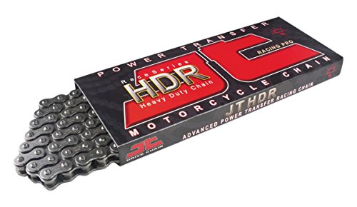 JT Chain JTC420HDR088SL (420 Series) Black Steel 88 Link Heavy Duty Non O-Ring Chain with Connecting Link - size: 88-Links