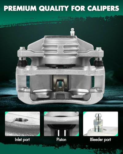 SCITOO Front Right Passenger Side Disc Brake Caliper 18B4647 - size: Front Passenger[18B4647]