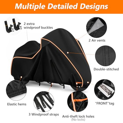 Motorcycle Cover for Harley Trike Freewheeler 2009-2025 - size: for Trike Models Freewheeler