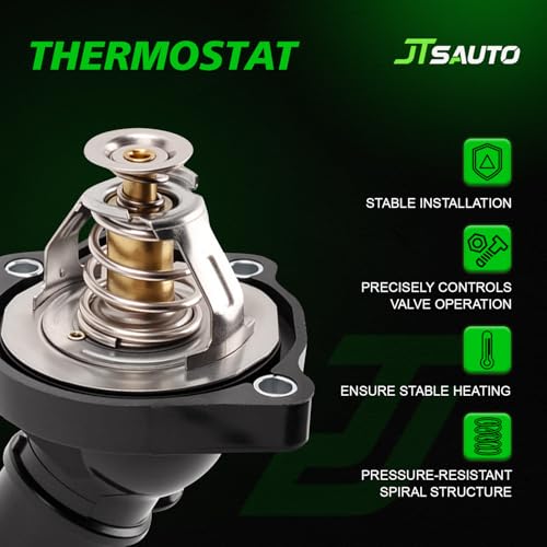 Engine Coolant Thermostat Housing Assembly for Focus Fusion Mazda 3 6 - size: 34044