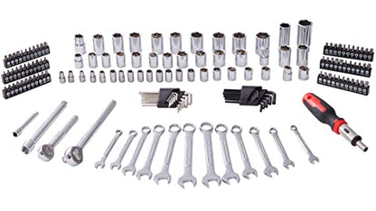 MECHMAX 161-Piece Mechanics Tool Set with SAE Metric Sockets - style: 161 Piece