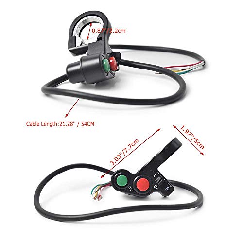 Motorcycle Light Switch with Turn Signal Headlight Horn Function