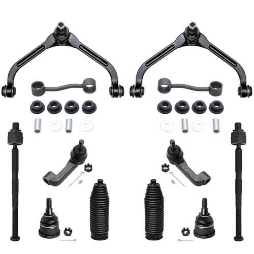 Detroit Axle - 12pc Front End Kit for 2006 2007 Jeep Liberty, 2 Upper - size: 12CS472033/12PC