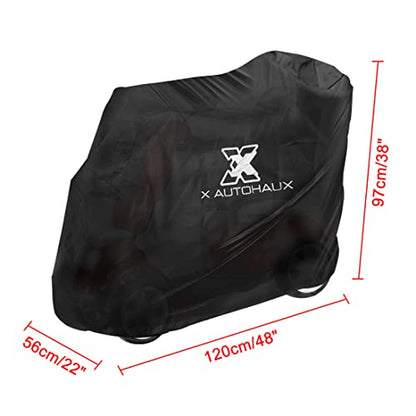 X AUTOHAUX Mobility Scooter Cover Waterproof Rain Protector - size: 48x22x38 inch