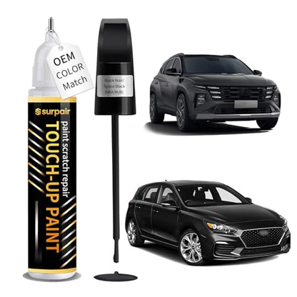 Black Noir/Space Black NKA/MJB Touch up Paint for Hyundai Car Paint Pen - color: Black Noir/Space Black (NKA/MJB)