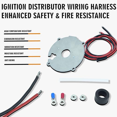 1146A Electronic Ignition Module Harness Waterproof Compatible with Delco 4 Cylinder Distributor Chris Craft Mercruiser OMC Universal Waukesha Allis Chalmers Clark Huster Minneapolis-Moline - size: 1146A