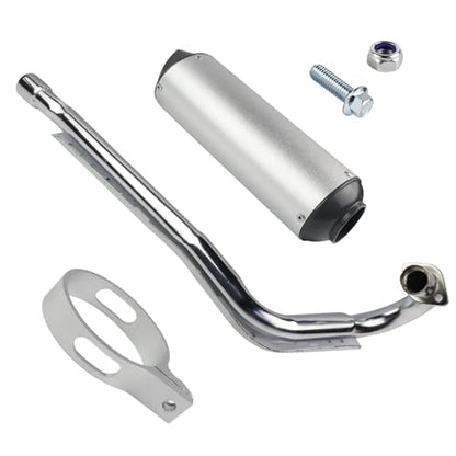 FLYPIG 28mm Muffler Exhaust Pipe kit Assembly fit 125cc 140cc 150cc