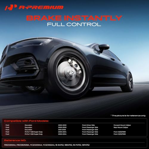 A-Premium Disc Brake Caliper with Bracket - style: #18-B4752